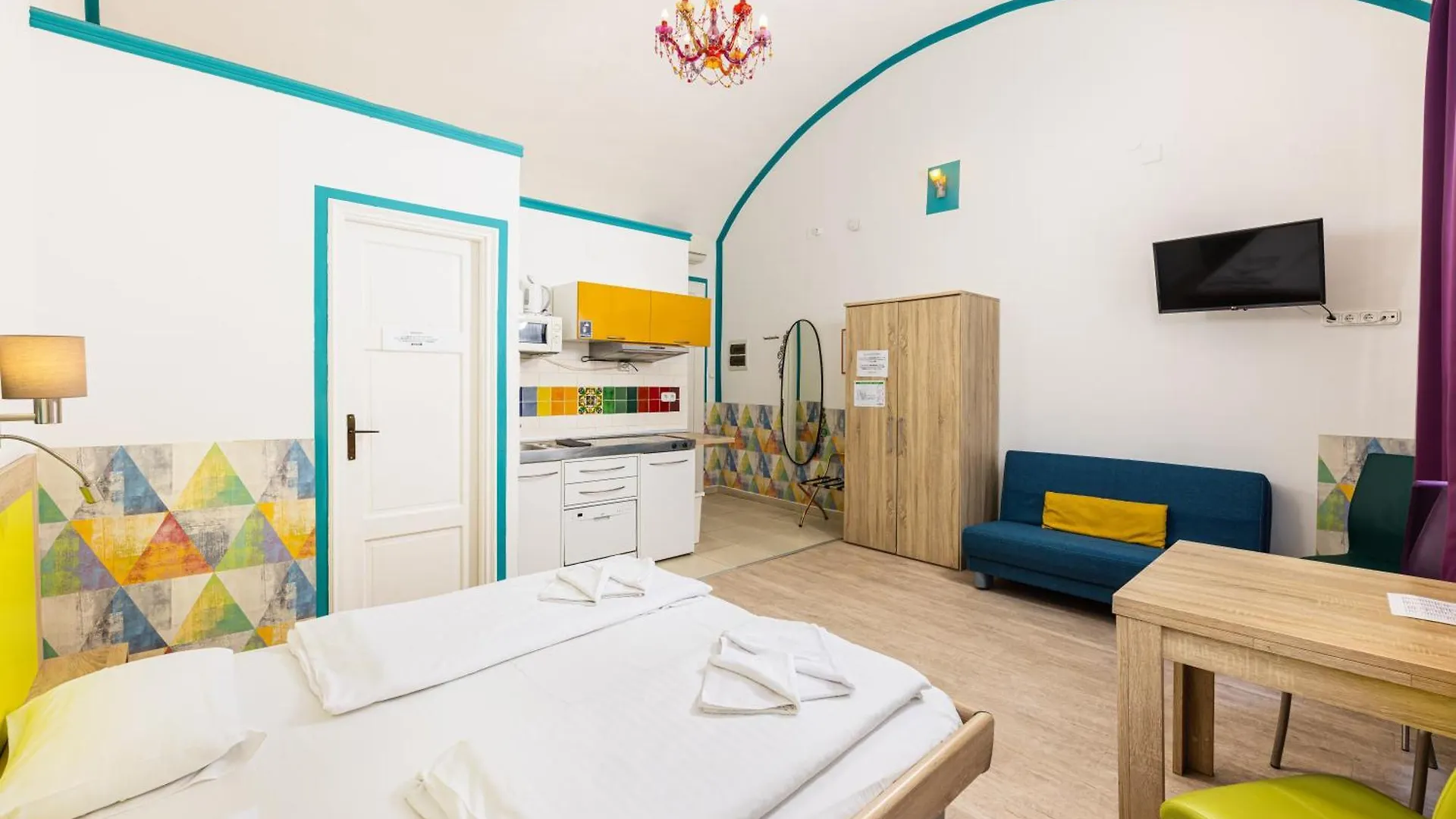 Amber Gardenview Studios Downtown Budapeste