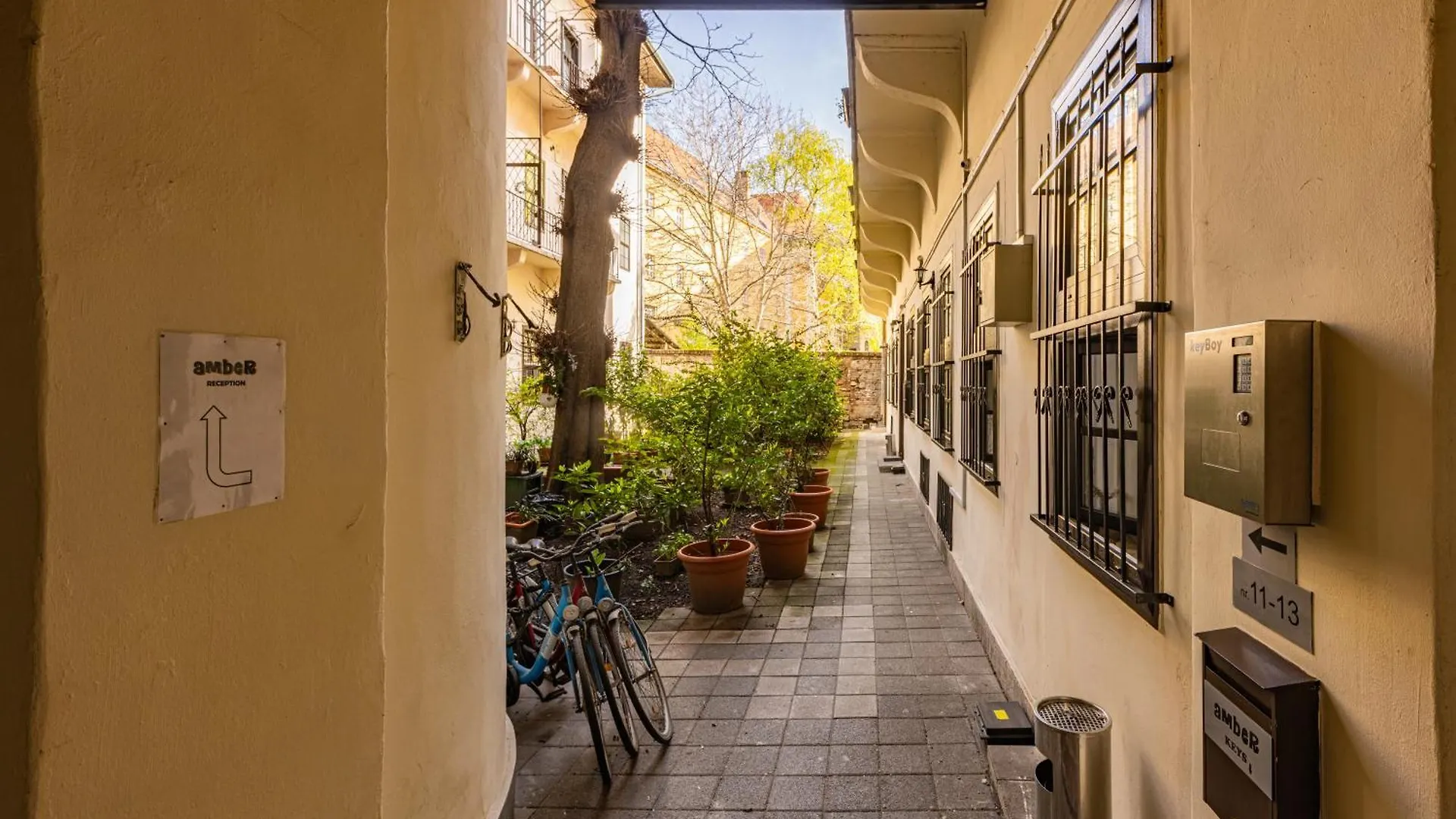 Appart hôtel Amber Gardenview Studios Downtown Budapest